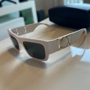 WHITE VERSACE GLASSES!
